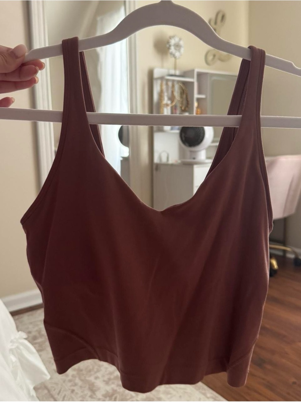 lululemon pink/brown align Tank Top